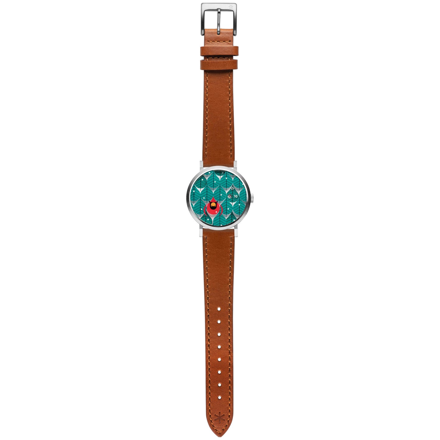 Charley Harper Coniferous Cardinal Jump Hour Automatic