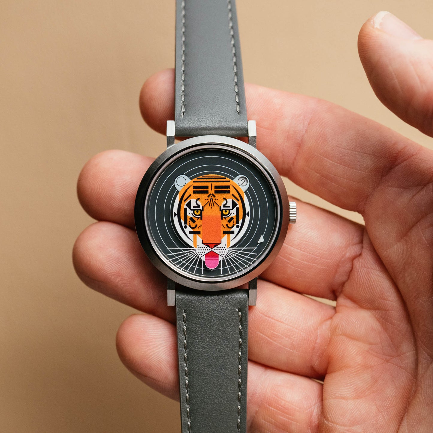 Charley Harper Cool Carnivore Jump Hour Automatic