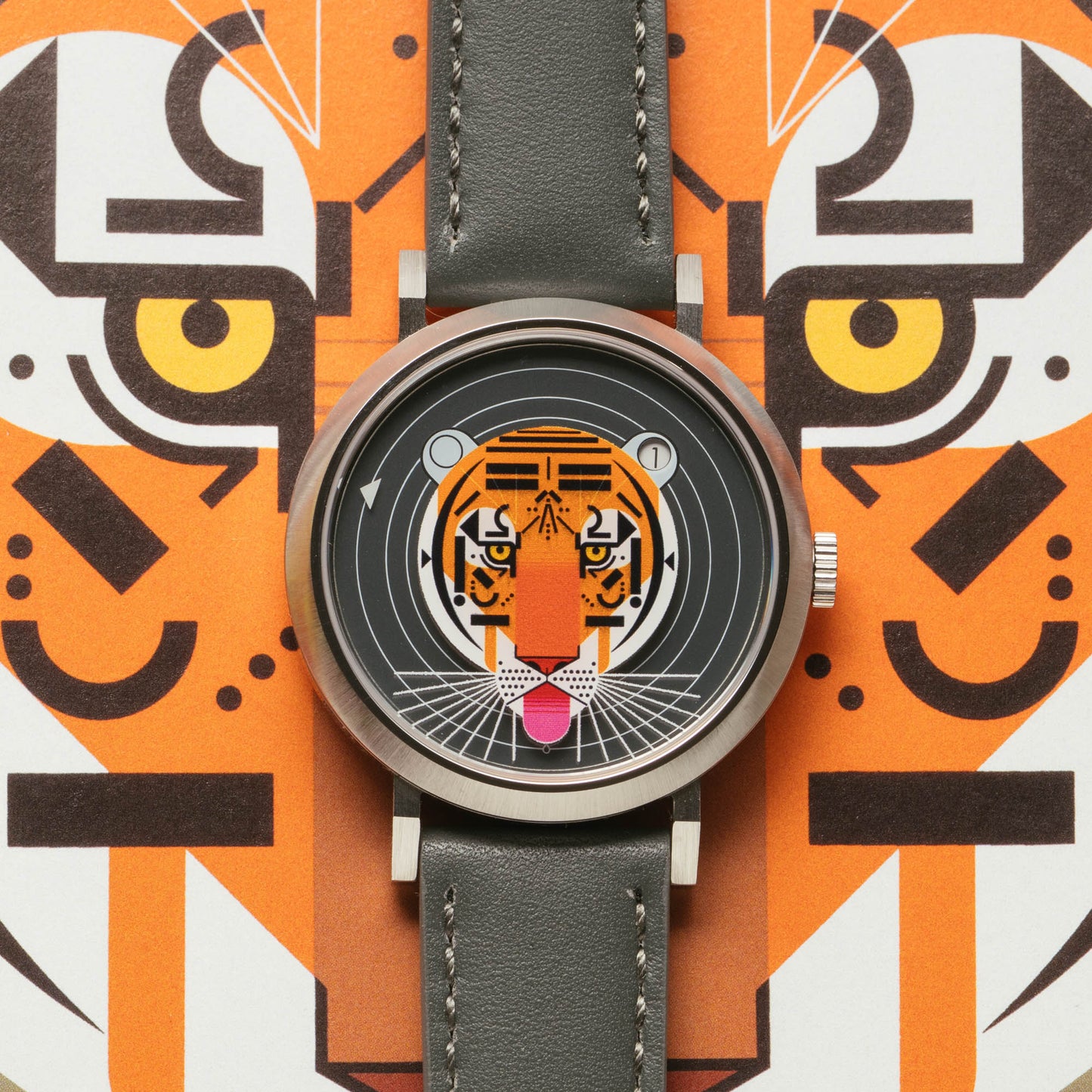 Charley Harper Cool Carnivore Jump Hour Automatic