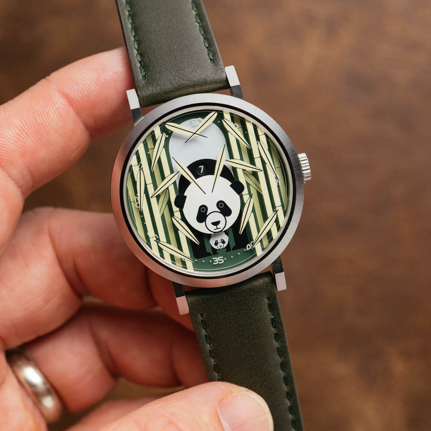 Charley Harper Panda Panda Jump Hour Automatic