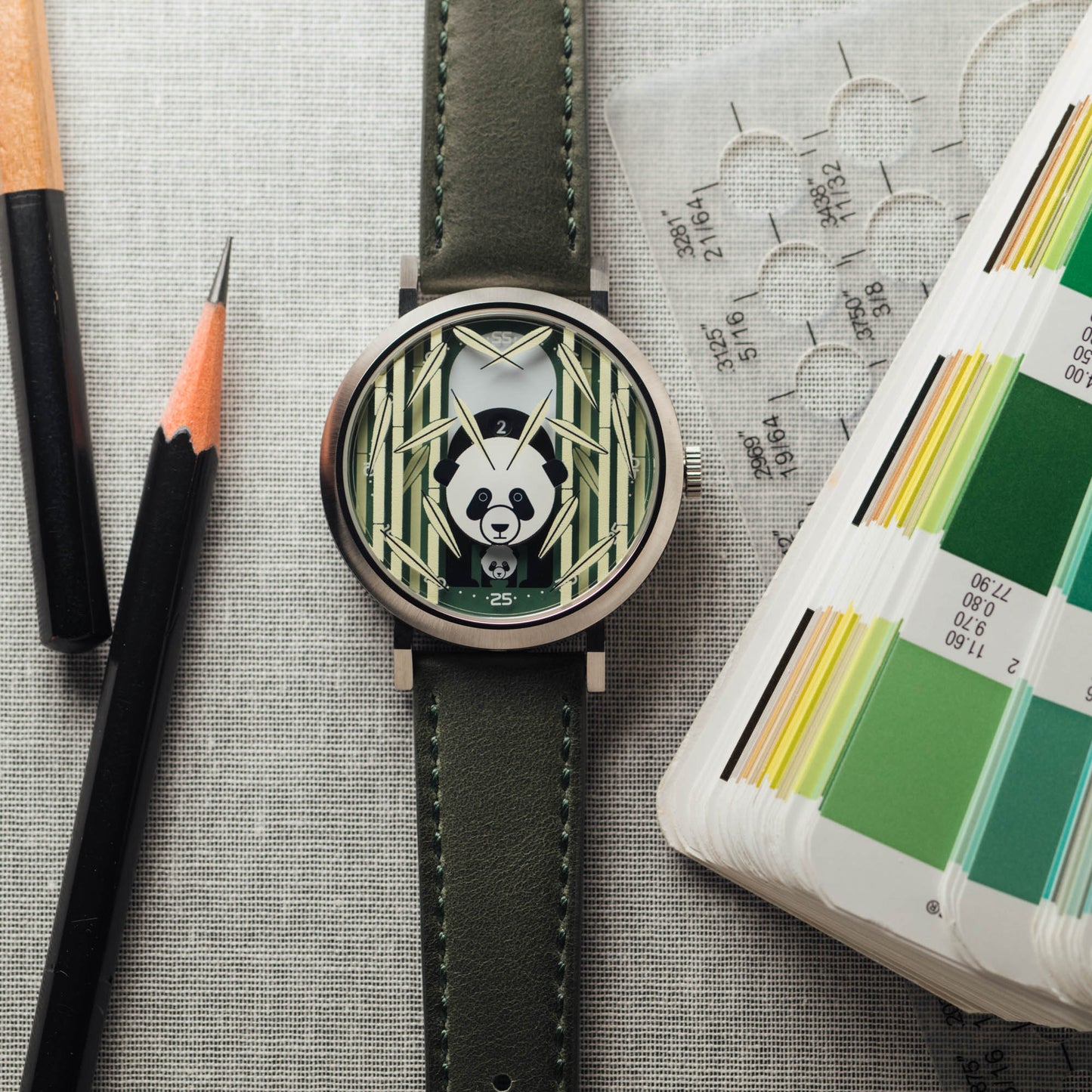 Charley Harper Panda Panda Jump Hour Automatic