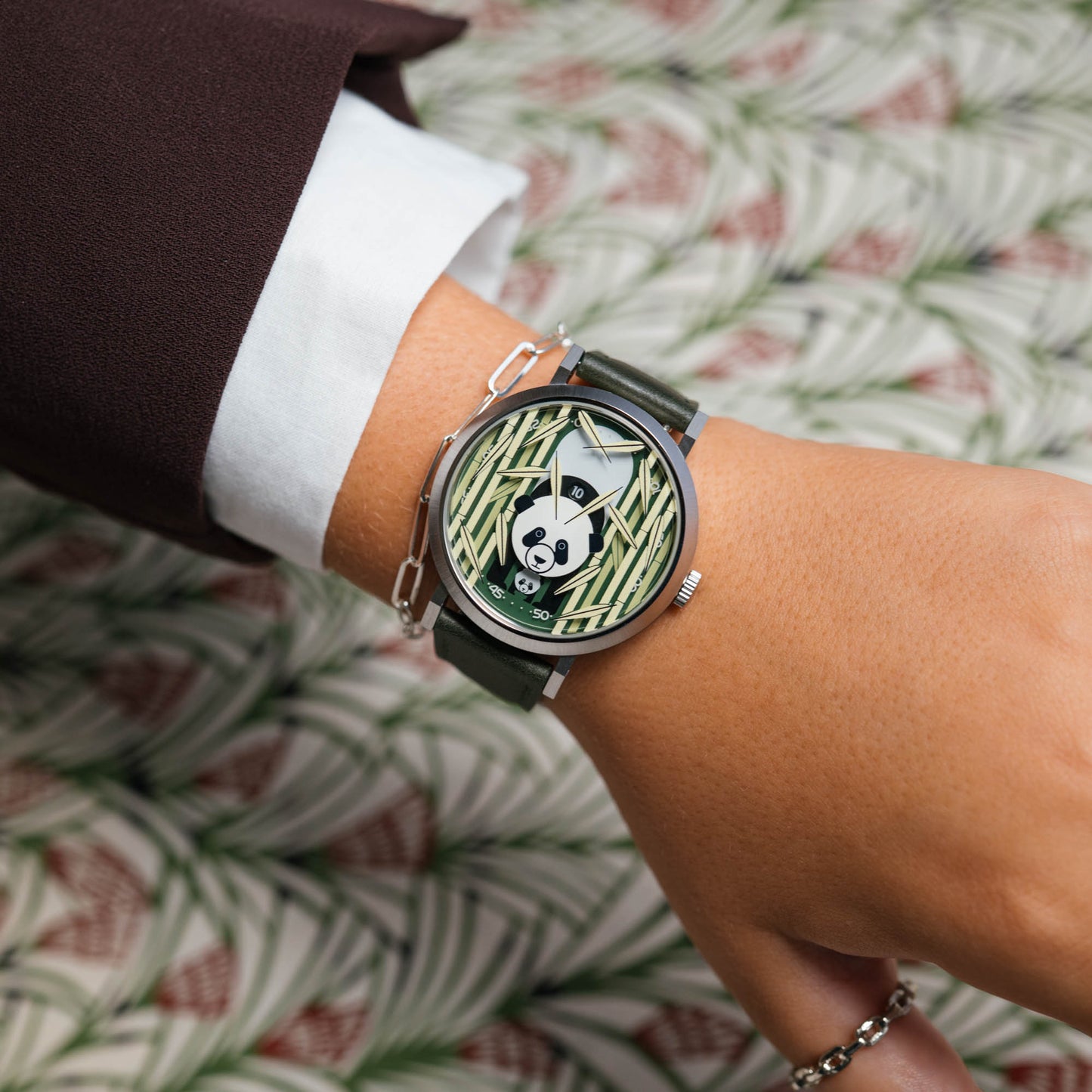Charley Harper Panda Panda Jump Hour Automatic