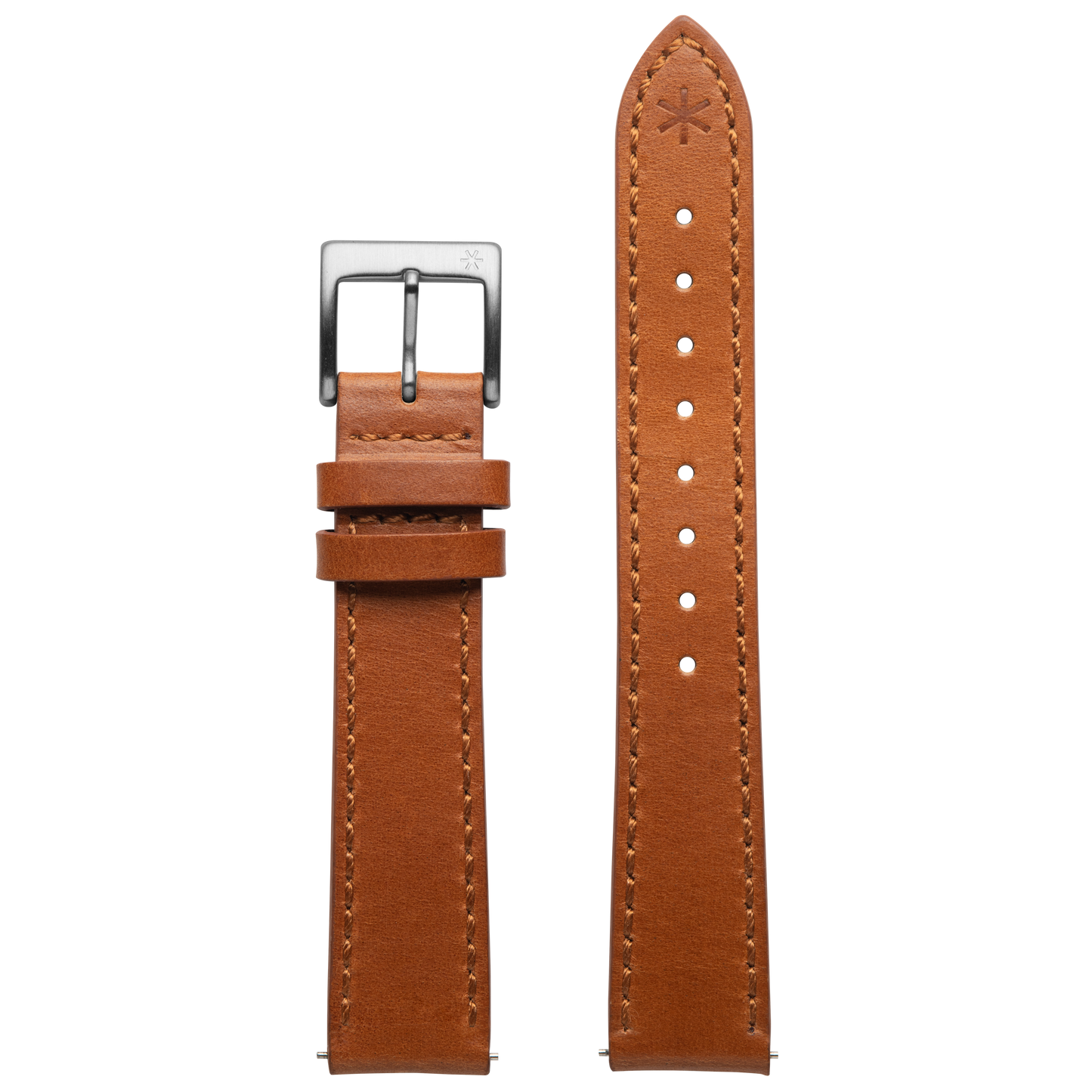 Asterisk 18mm Standard Leather Strap
