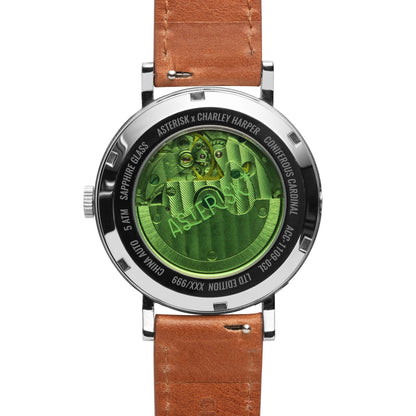 Charley Harper Coniferous Cardinal Jump Hour Automatic