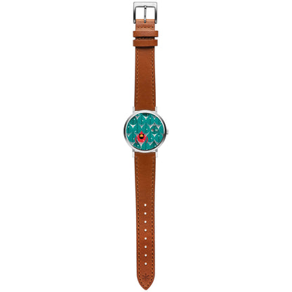 Charley Harper Coniferous Cardinal Jump Hour Automatic