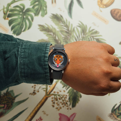 Charley Harper Cool Carnivore Jump Hour Automatic