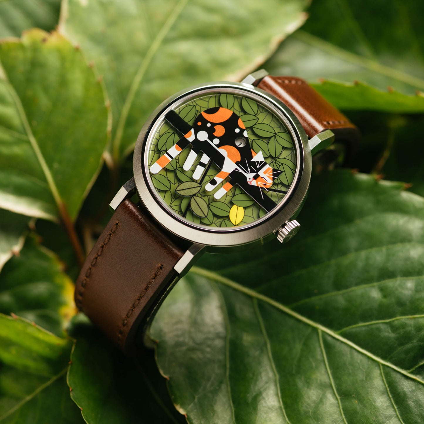 Charley Harper Limp on a Limb Jump Hour Automatic