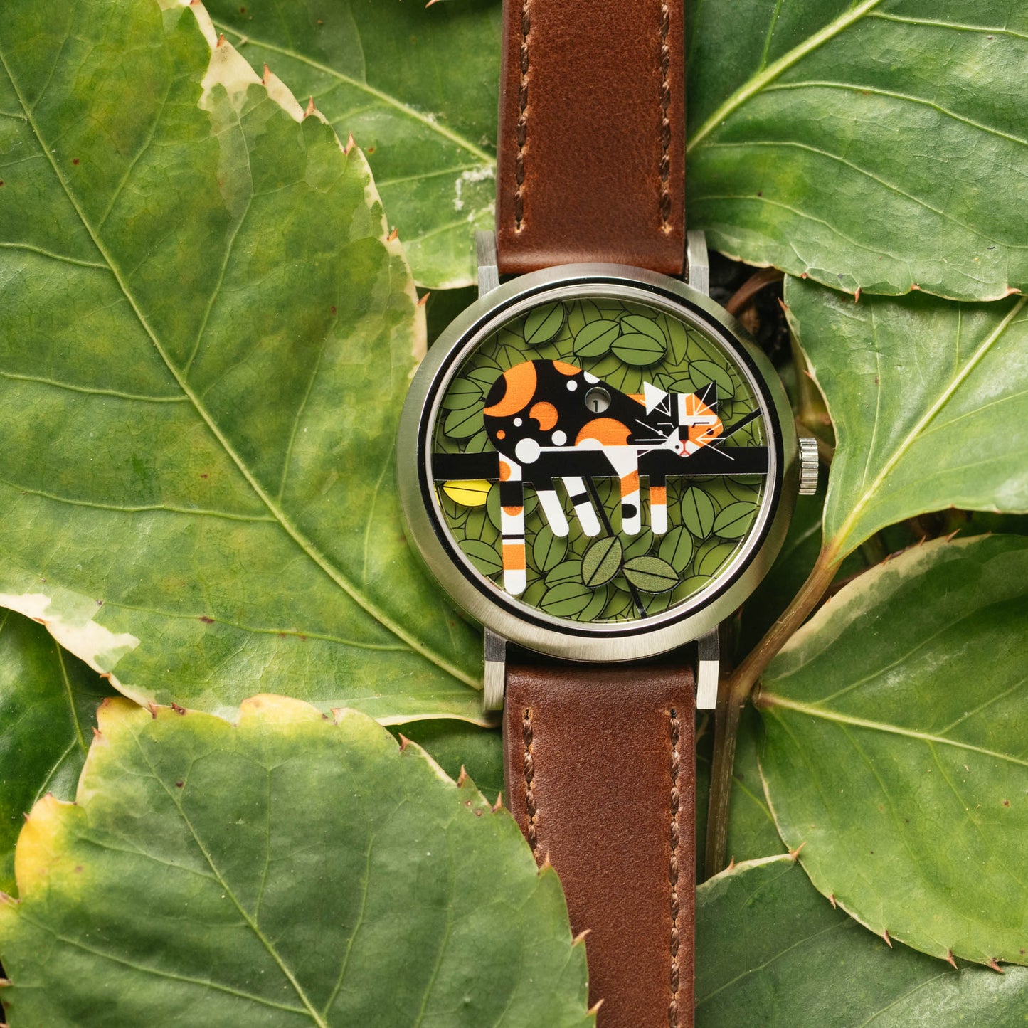 Charley Harper Limp on a Limb Jump Hour Automatic