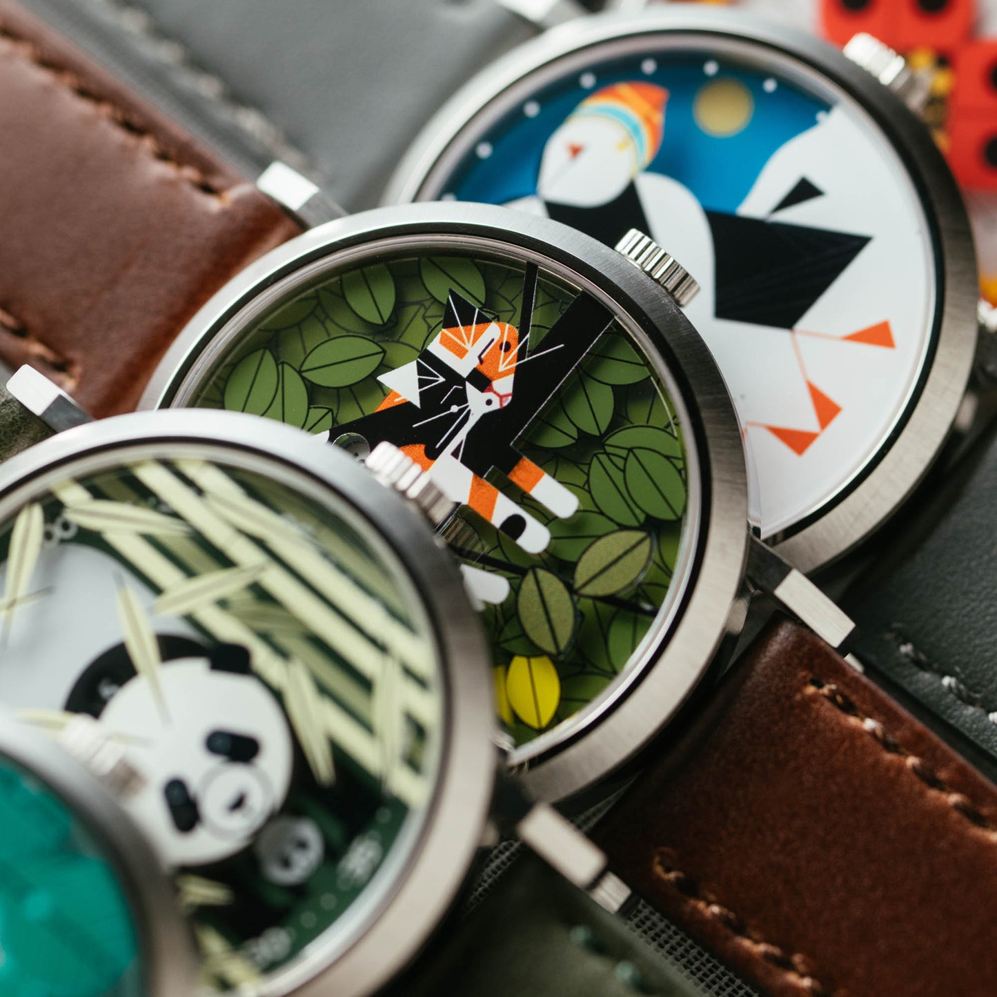 Charley Harper Limp on a Limb Jump Hour Automatic