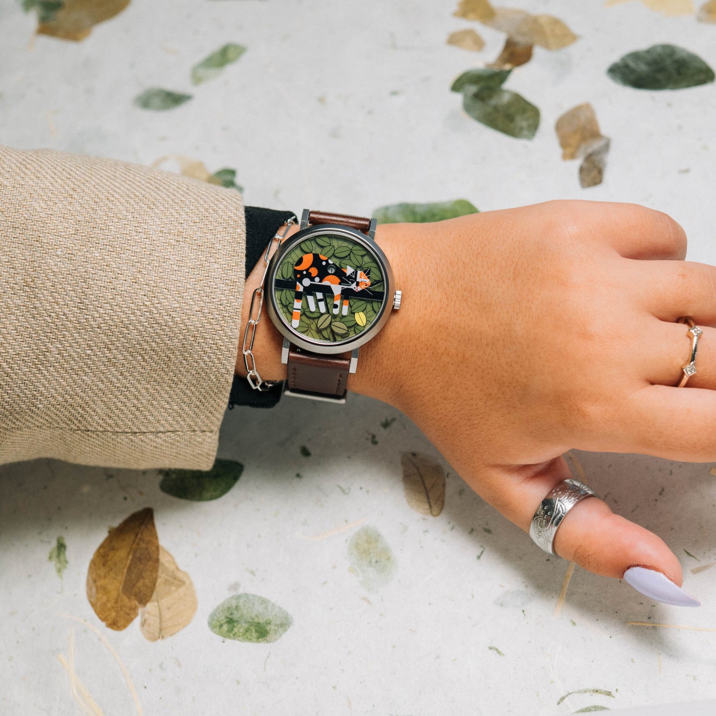 Charley Harper Limp on a Limb Jump Hour Automatic
