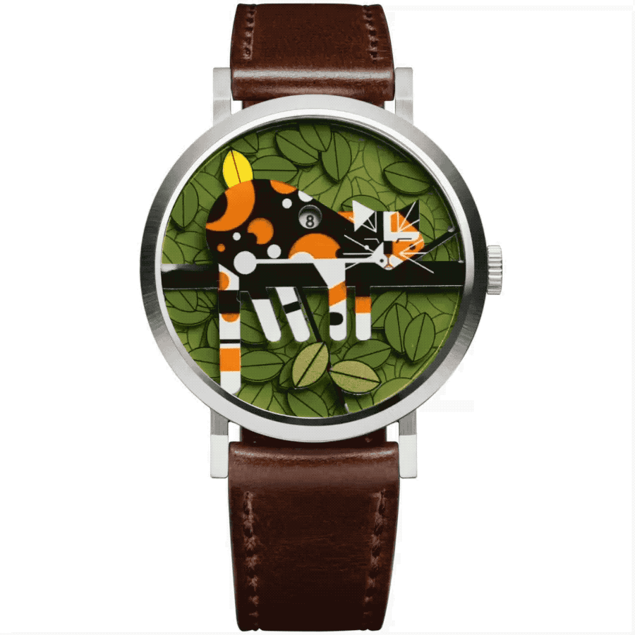 Charley Harper Limp on a Limb Jump Hour Automatic