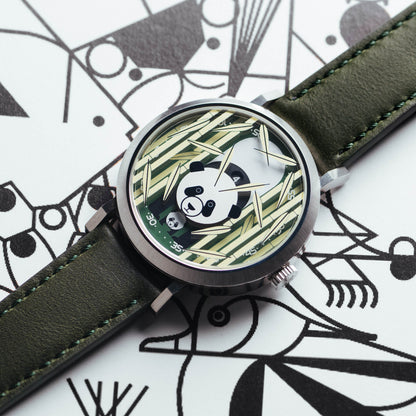 Charley Harper Panda Panda Jump Hour Automatic