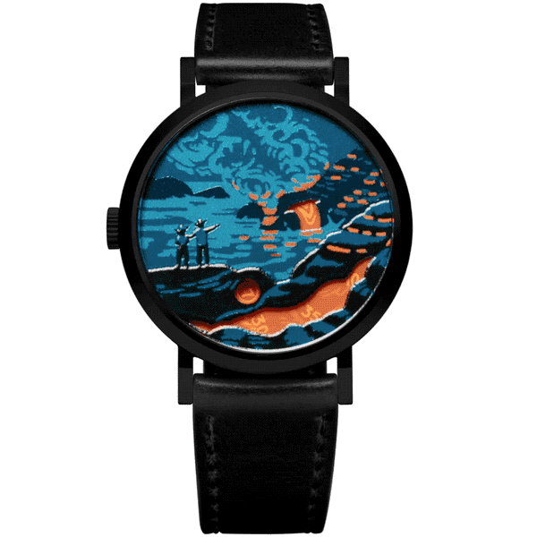 Hawaii Volcanoes Jump Hour Automatic | Asterisk Watches