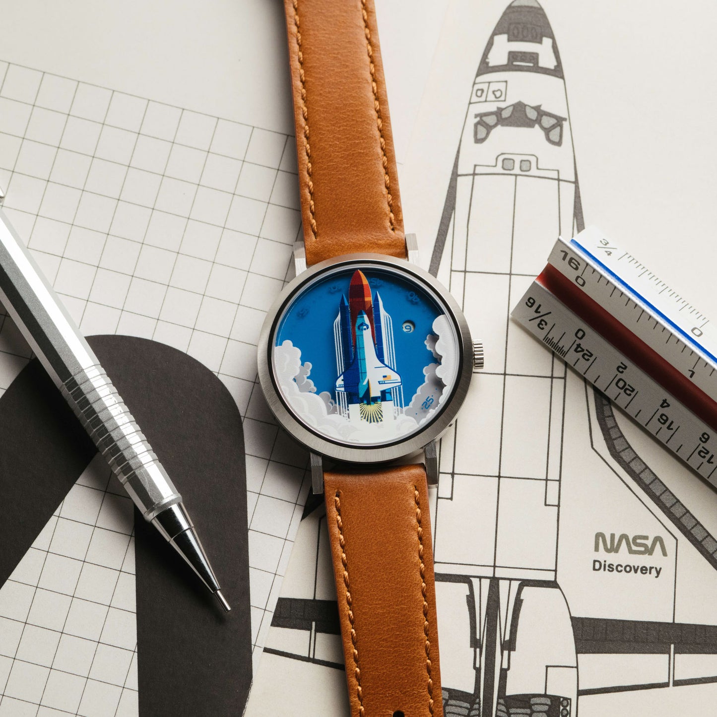 Space Shuttle Jump Hour Automatic