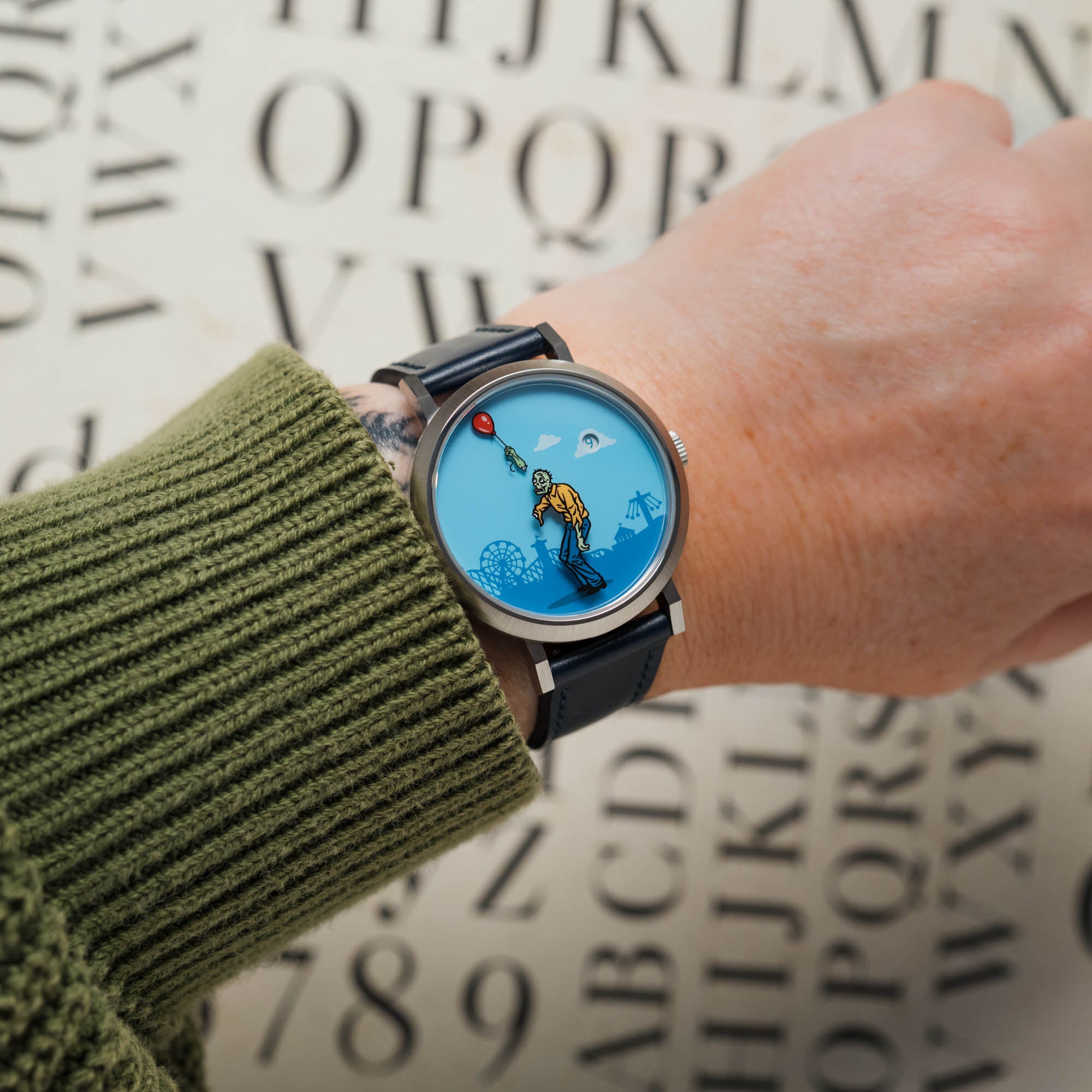 Happiness is Fleeting Jump Hour Automatic | Asteriskwatches.com