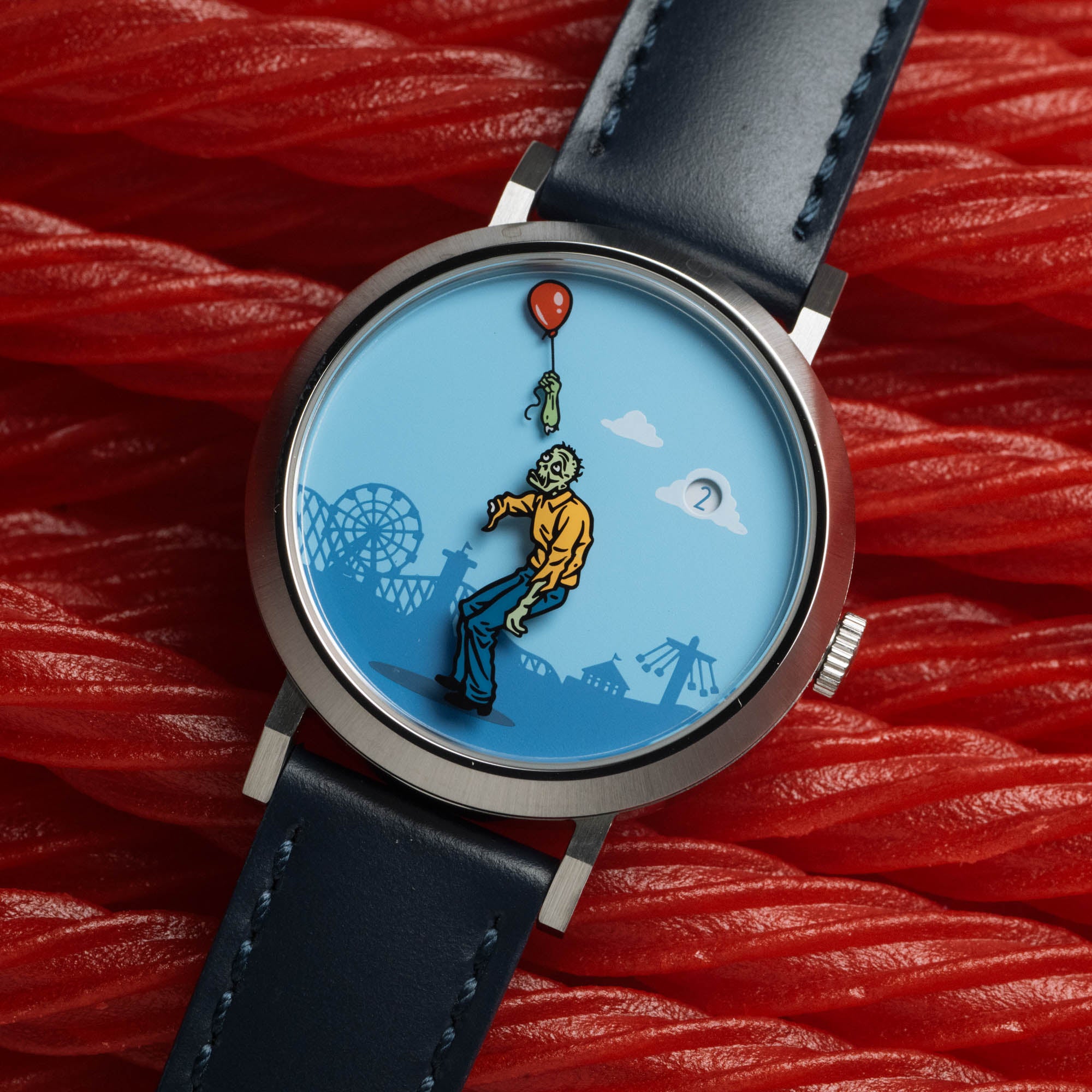 Happiness is Fleeting Jump Hour Automatic | Asteriskwatches.com