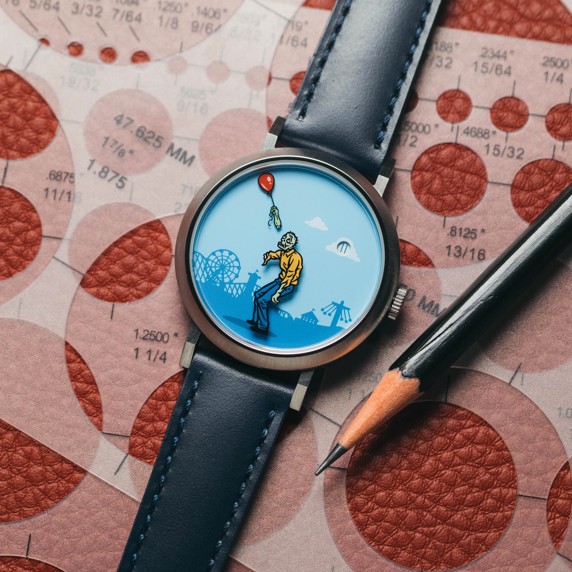 Happiness is Fleeting Jump Hour Automatic | Asteriskwatches.com