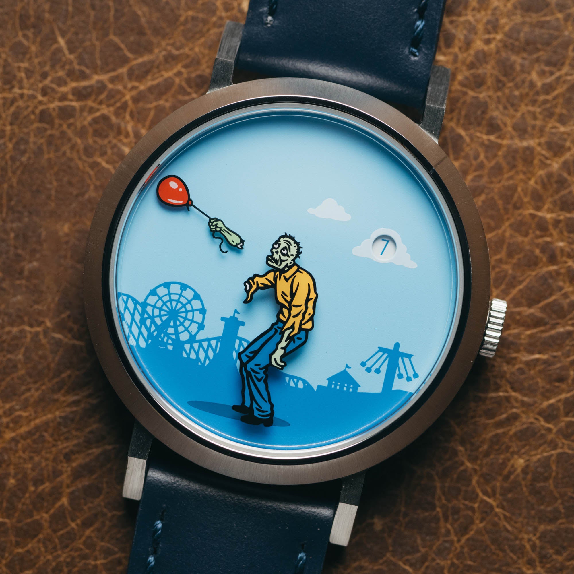Happiness is Fleeting Jump Hour Automatic | Asteriskwatches.com